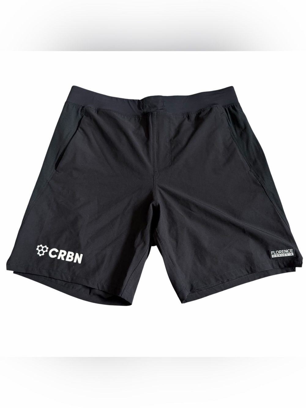 CRBN x Florence Marine X Men’s Athletic Shorts Sz L Black Drawstring Pickleball